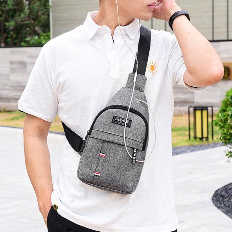 Men's Crossbody Chest Bag Large capacity Backpack Travel Sport Sling Bag