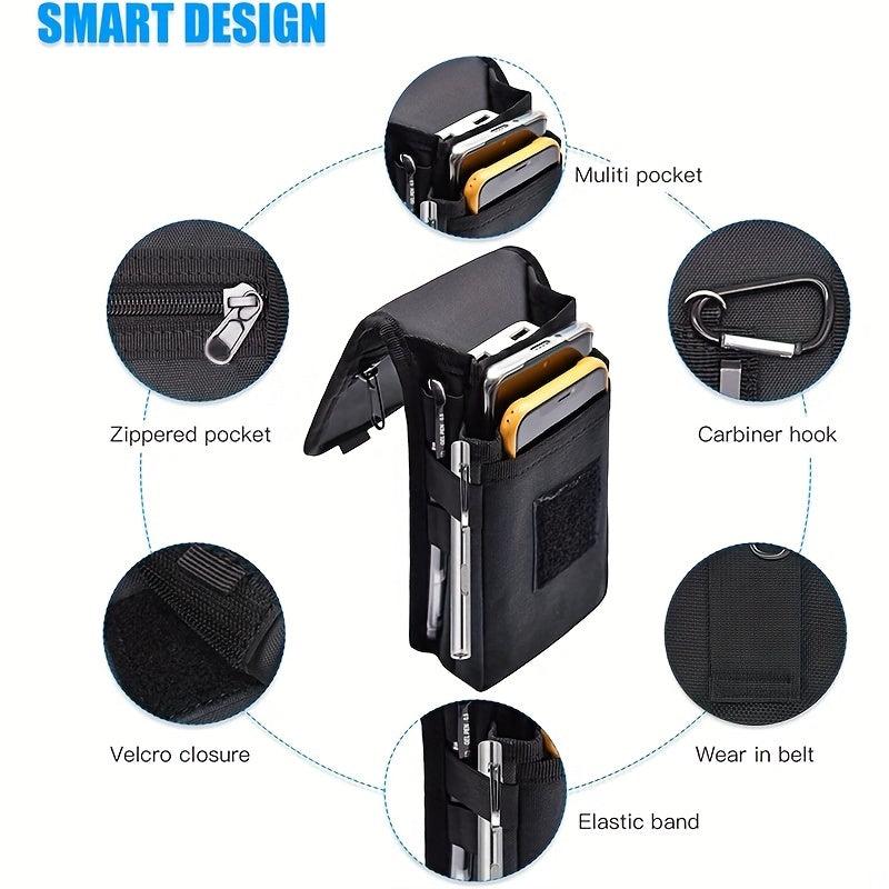 Large Smartphone Holder Waist Bag for Outdoor Sports