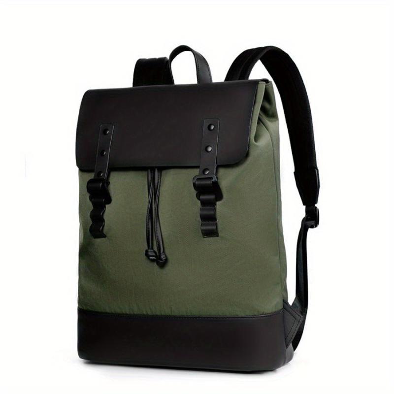 Casual Business Laptop Backpack Large Capacity Buckle Flap Lightweight
