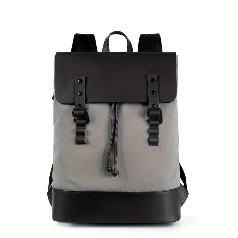Casual Business Laptop Backpack Large Capacity Buckle Flap Lightweight