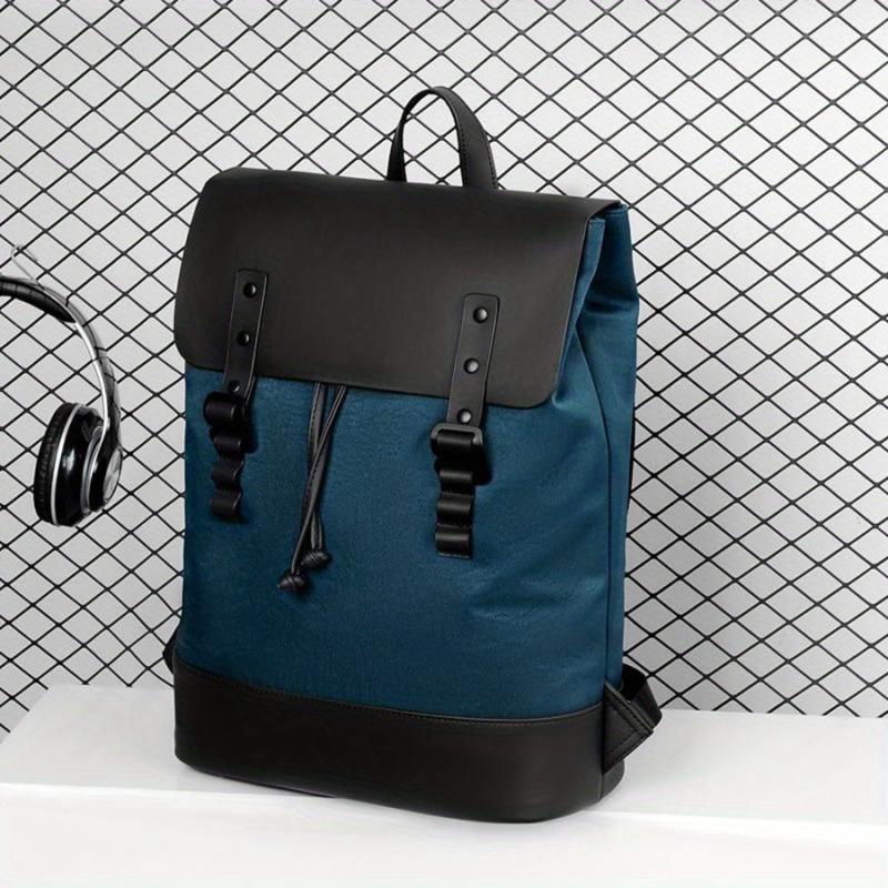 Casual Business Laptop Backpack Large Capacity Buckle Flap Lightweight