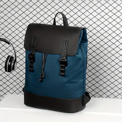 Casual Business Laptop Backpack Large Capacity Buckle Flap Lightweight