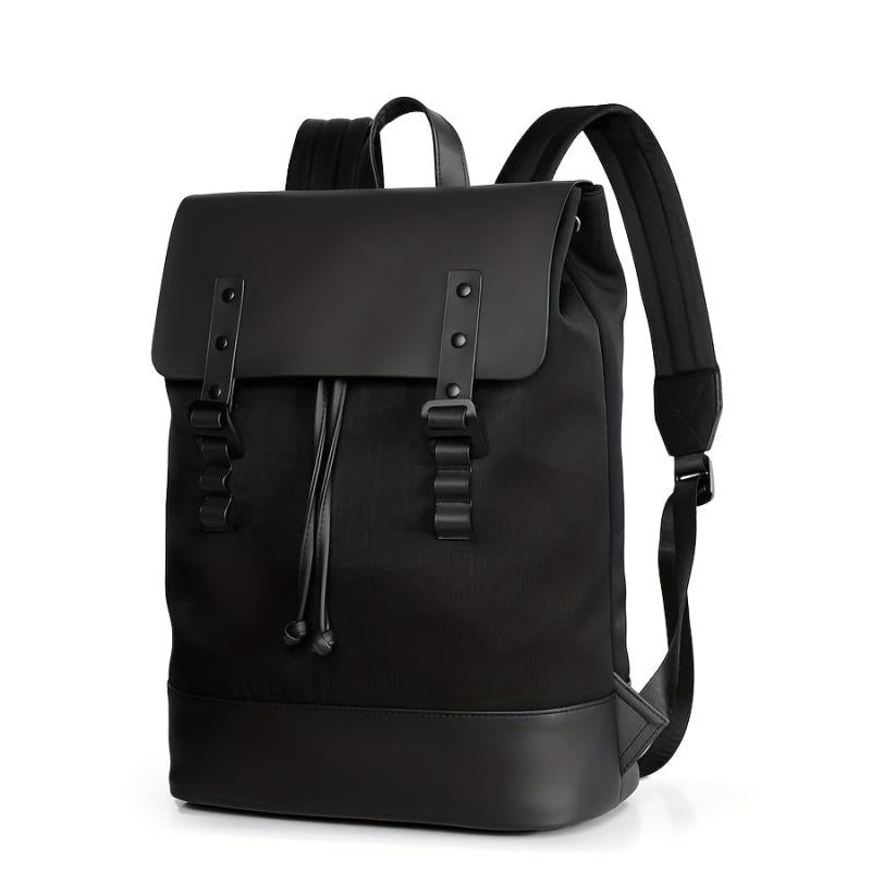 Casual Business Laptop Backpack Large Capacity Buckle Flap Lightweight