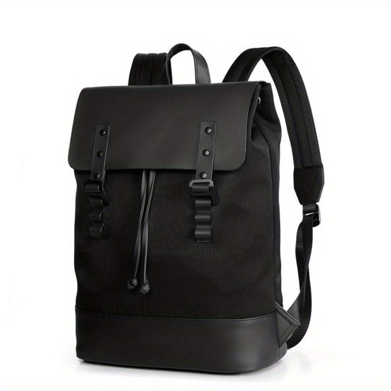 Casual Business Laptop Backpack Large Capacity Buckle Flap Lightweight