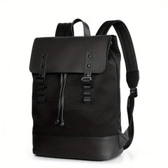 Casual Business Laptop Backpack Large Capacity Buckle Flap Lightweight