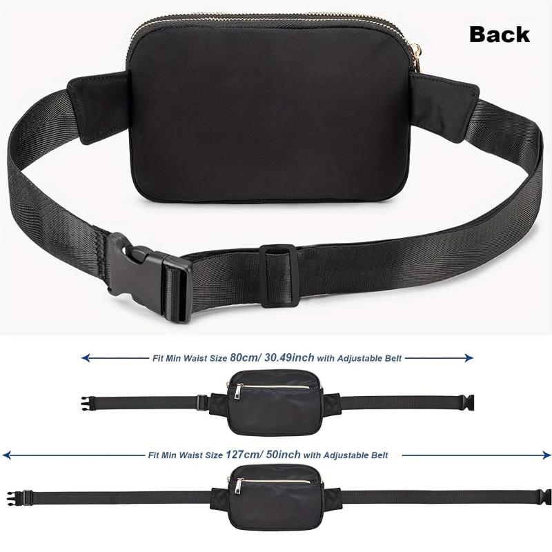Casual Waist Bag Crossbody Bag Adjustable Strap for Outdoors