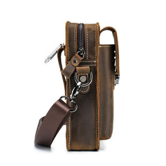 Men's Leather Casual Waist Bag Multifunctional Phone Bag