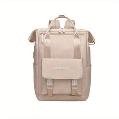 Casual Tote Laptop Backpack Waterproof Nylon School Bag