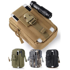 Men's Tactical Belt Canvas Waist Bag Sports Bag