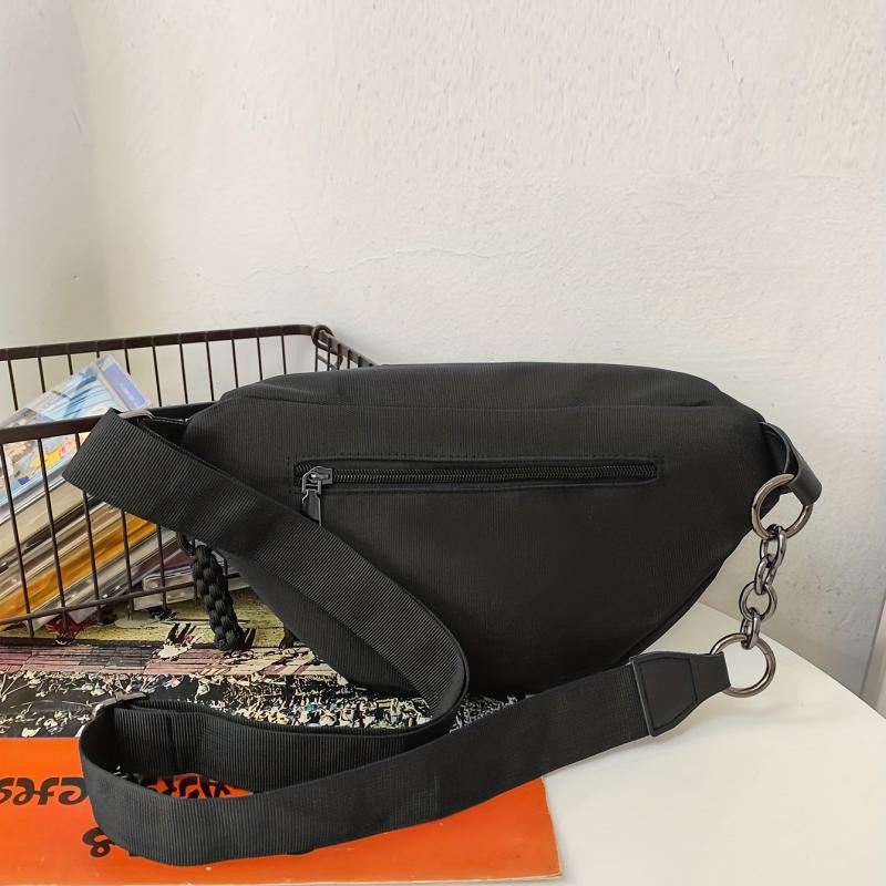 Men Women Couples Casual Large Capacity Waist Bag Lightweight Portable