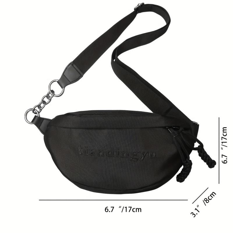 Men Women Couples Casual Large Capacity Waist Bag Lightweight Portable