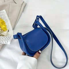 Casual PU Leather Shoulder Bag Solid Crossbody