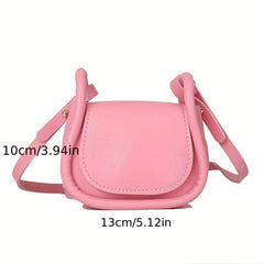 Casual PU Leather Shoulder Bag Solid Crossbody