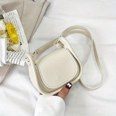 Casual PU Leather Shoulder Bag Solid Crossbody