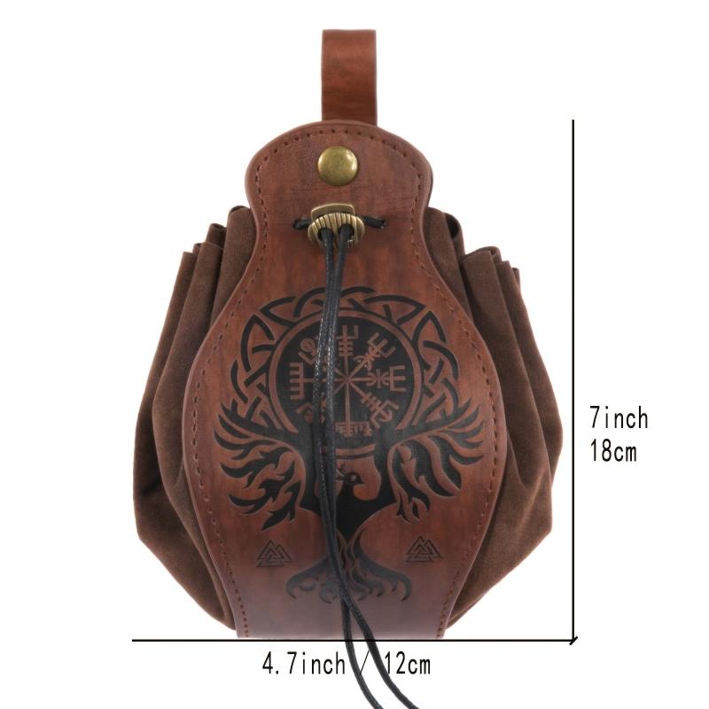 Viking Style Medieval Vintage Adjustable Waist Bag