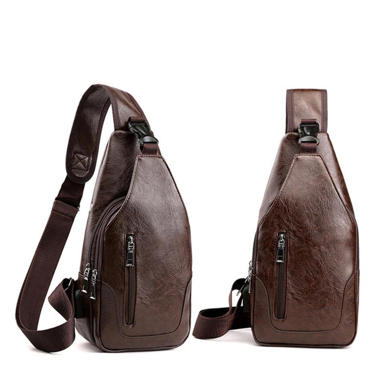 Men's Large Capacity Crossbody Bag Chest Bag