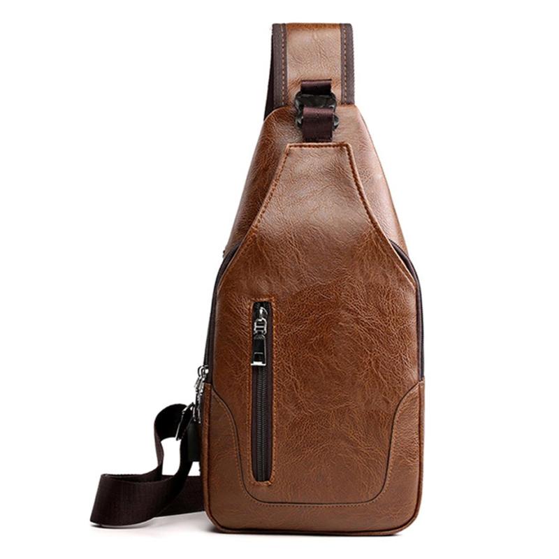 Men's Large Capacity Crossbody Bag Chest Bag