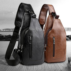 Men's Large Capacity Crossbody Bag Chest Bag