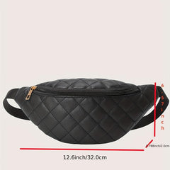 Casual Rhombus Waist Bag Outdoor Crossbody Bag