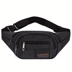Canvas Waist Bag Crossbody Bag Outdoor Sports Travel Waist Bag