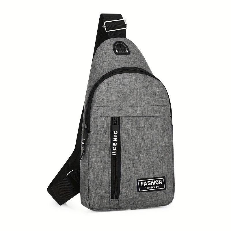 Men's Casual Large Capacity Chest Bag Multifunctional Crossbody Bag