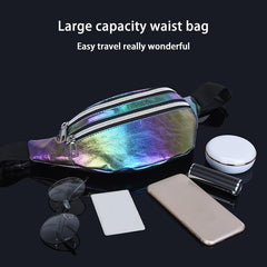 Colorful Laser Fanny Pack for Street Leisure