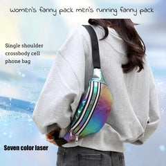 Colorful Laser Fanny Pack for Street Leisure