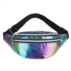 Colorful Laser Fanny Pack for Street Leisure