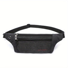 Canvas Waist Bag for Outdoor Mountaineering