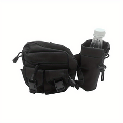 Tactical Waist Bag w/ Bottle Holder for Outdoor Travel Camping