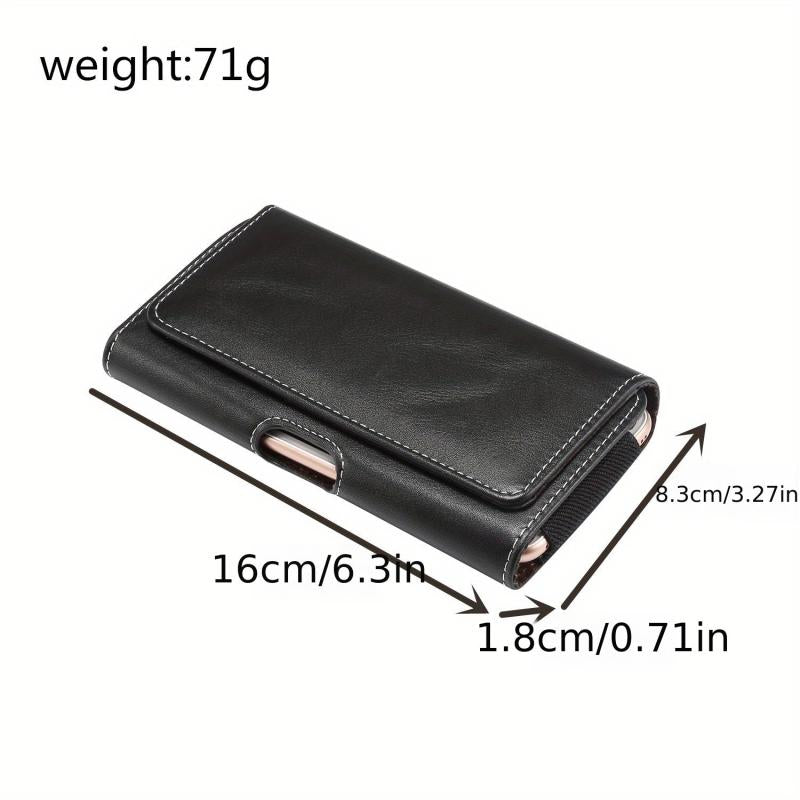 Classic Pattern Phone Belt Bag With Belt Mobile Phone Bag