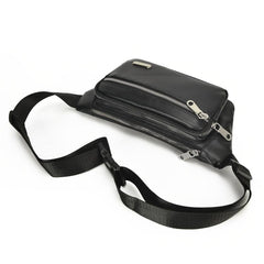 Outdoor Sports Running Casual Messenger Bag PU Leather Mobile Phone Bag