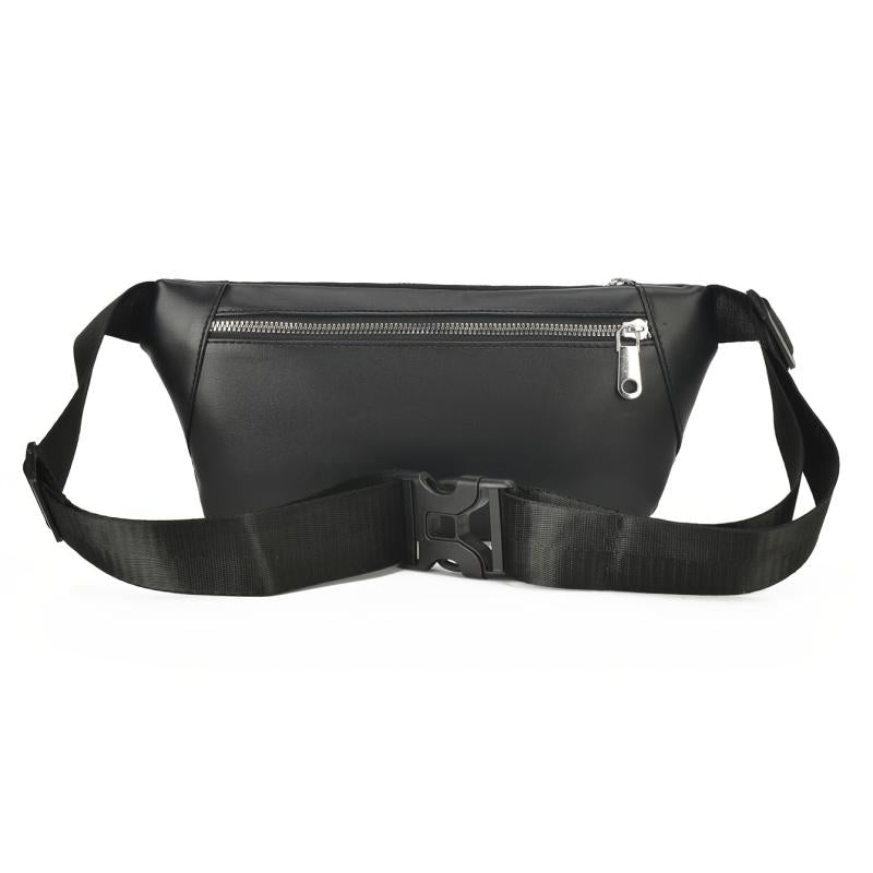 Outdoor Sports Running Casual Messenger Bag PU Leather Mobile Phone Bag