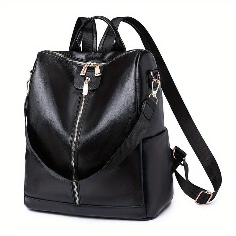 Waterproof PU Leather Backpack for Beach Travel & Vacation