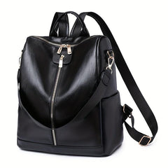 Waterproof PU Leather Backpack for Beach Travel & Vacation