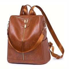 Waterproof PU Leather Backpack for Beach Travel & Vacation
