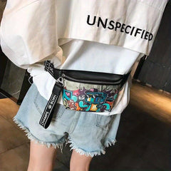 Hip hop Graffiti Waist Bag Crossbody Bag