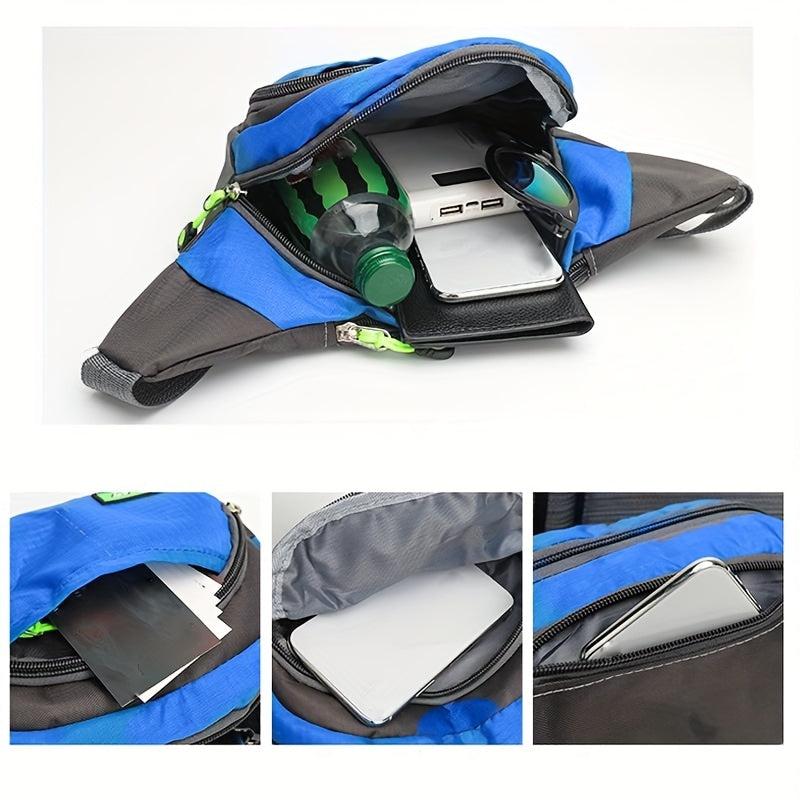 Men's Casual Sports Waist Bag Mobile Phone Bag Chest Bag