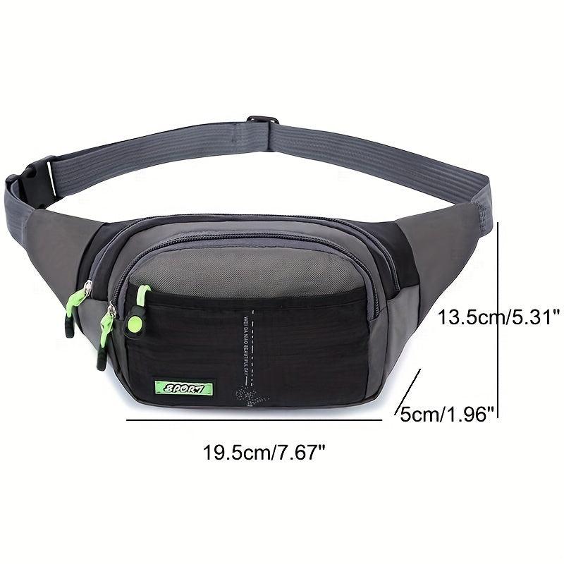 Men's Casual Sports Waist Bag Mobile Phone Bag Chest Bag
