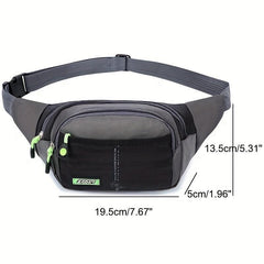 Men's Casual Sports Waist Bag Mobile Phone Bag Chest Bag