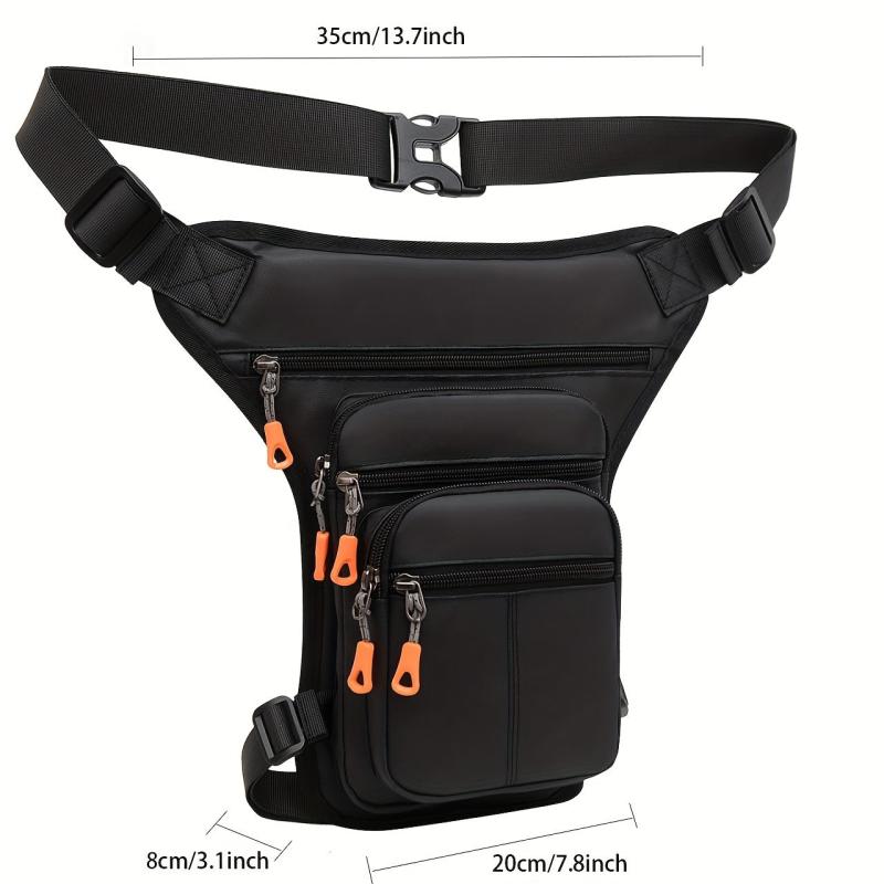 Men's Adjustable Waterproof Waist Bag for Outdoor Sports