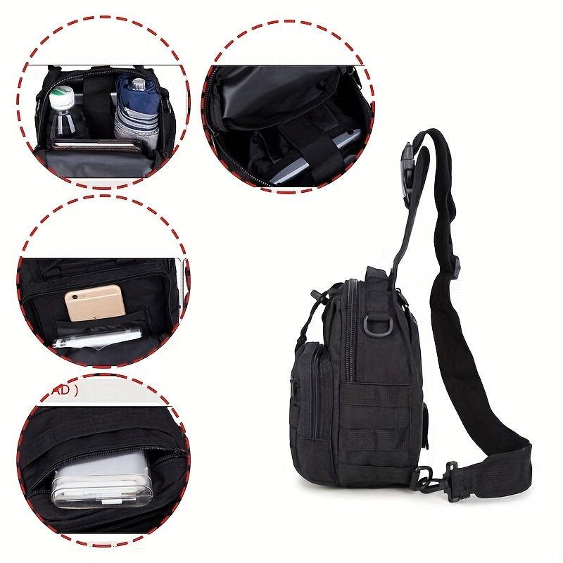 Men's Outdoor Chest Bag Mountaineering Shoulder Bag Waist Bag