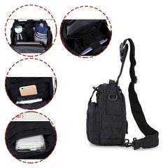Men's Outdoor Chest Bag Mountaineering Shoulder Bag Waist Bag