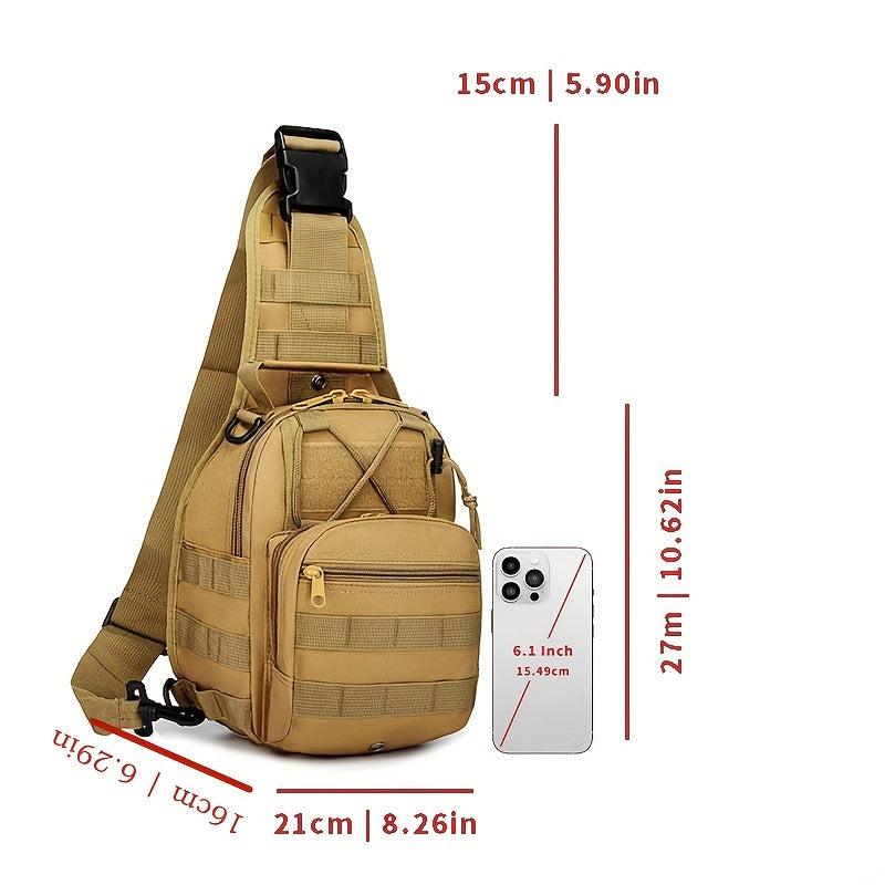 Men's Outdoor Chest Bag Mountaineering Shoulder Bag Waist Bag