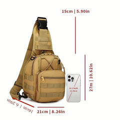 Men's Outdoor Chest Bag Mountaineering Shoulder Bag Waist Bag