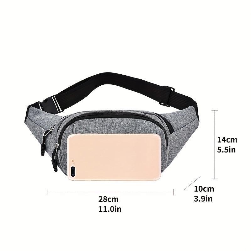 Men's Casual Multifunctional Waist Bag Large Capacity Waterproof