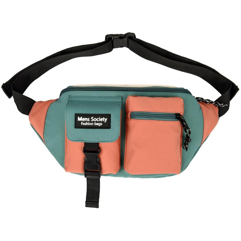 Men's Canvas Sports Chest Bag Casual Messenger