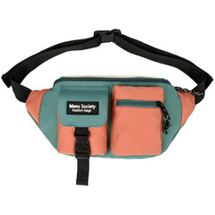 Men's Canvas Sports Chest Bag Casual Messenger