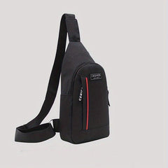 Men's Crossbody Bag With Earphone Hole for Outdoor Sports