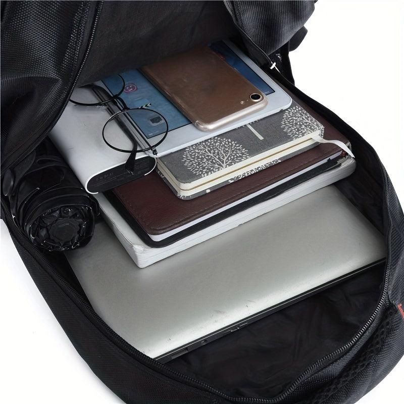Large Capacity Preppy Backpack Oxford Durable Lightweight School Backpack